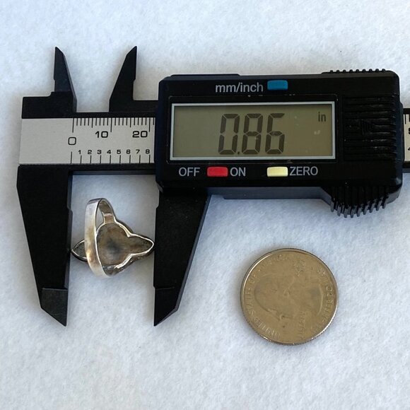 VTG Sterling Silver 925 Oxidized Art Deco Style Marcasite Band Ring Sz 6.75 - Picture 14 of 16